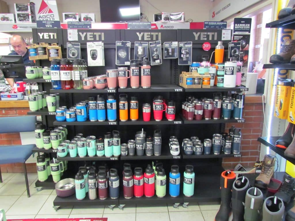 Yeti drink wear at TNS Melton Country Store