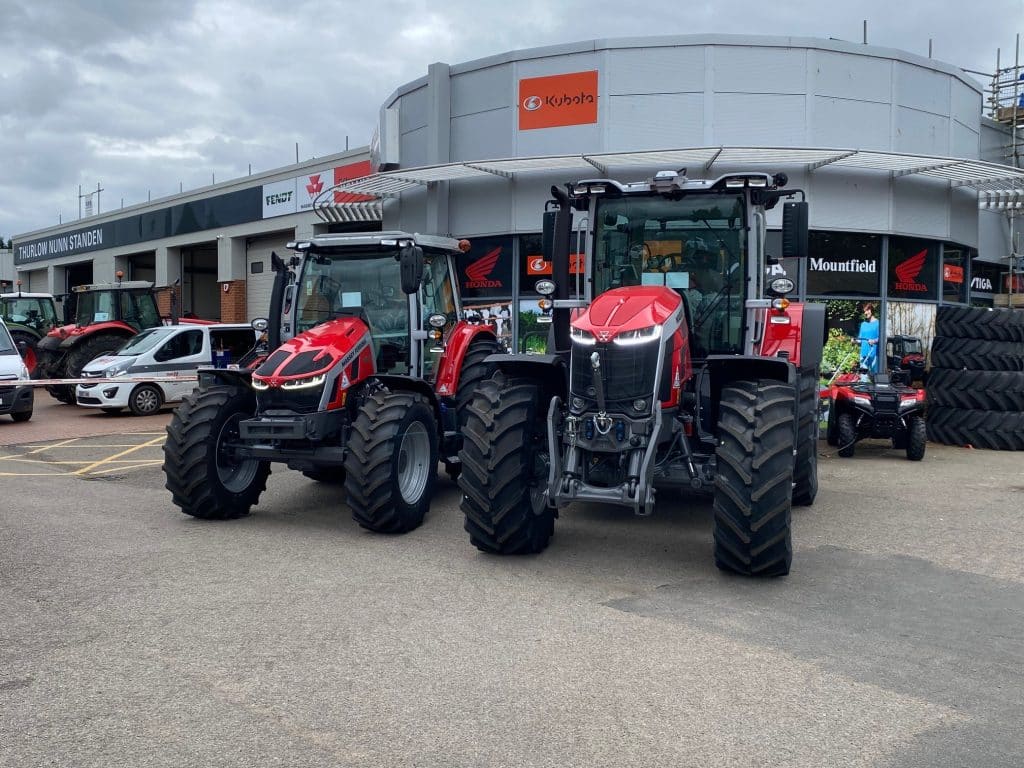 Massey Ferguson tractors at TNS Fakenham branch