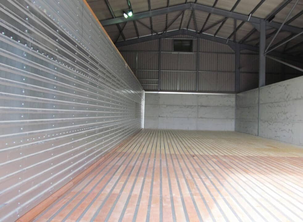 Inside a Specilaist potato barn