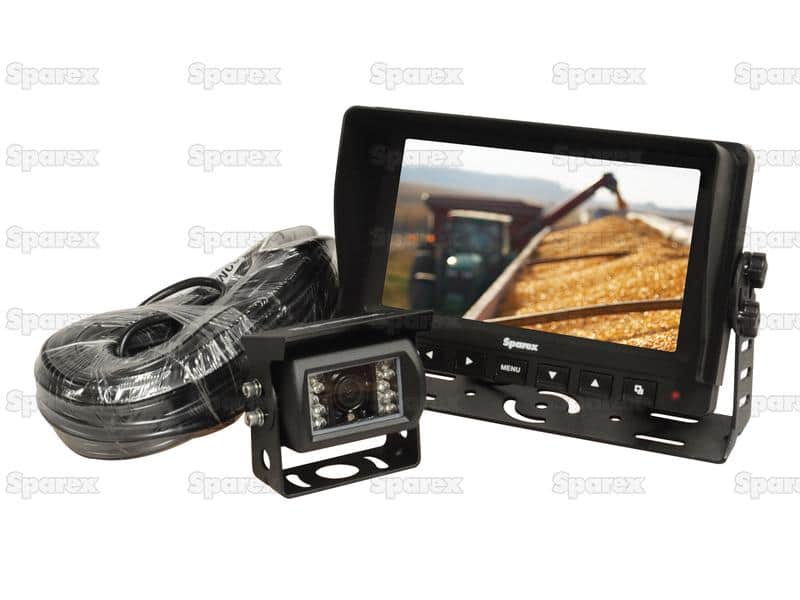 Sparex Wired Reversing Camera System with 7'' LCD Monitor