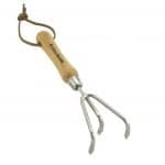 Kent and Stowe Stainless Steel Hand 3 Prong Cultivator