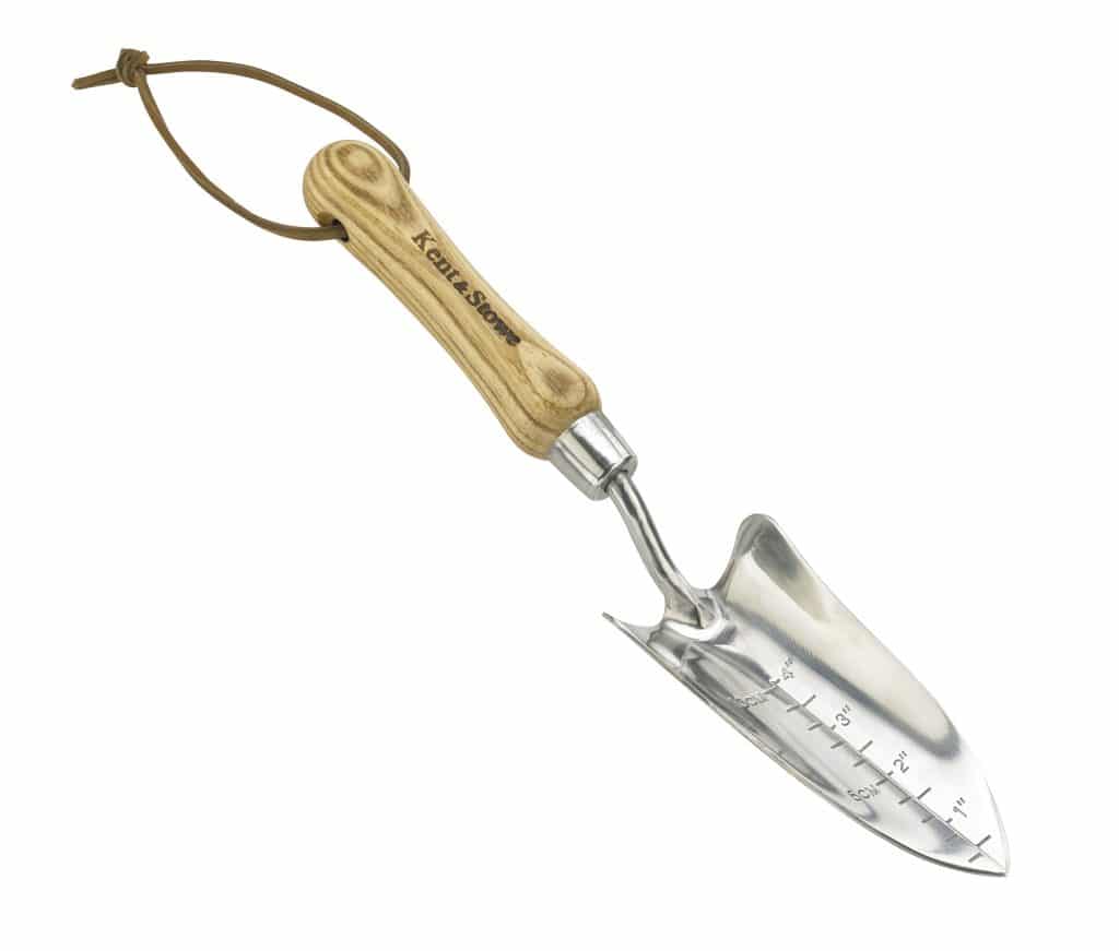 Kent and Stowe Stainless Steel Hand Transplanting Trowel