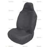 Front Standard Seat Cover - Car & Van - Universal Fit - Black