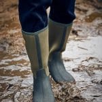 Grub's Frostline wellie boots in green colour