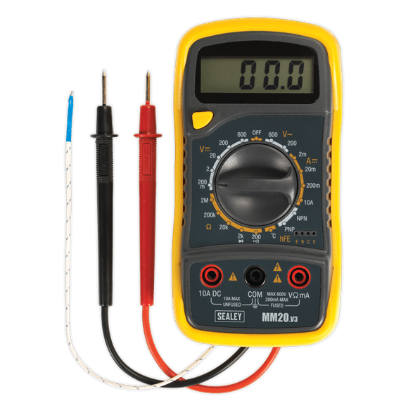 Sealey 8-Function Digital Multimeter with Thermocouple