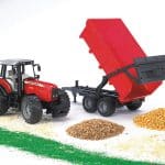 Massey Ferguson 7480 with Trailer by Bruder