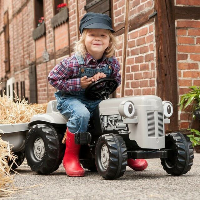 Massey Ferguson Little Grey Fergie ride-on tractor for kids