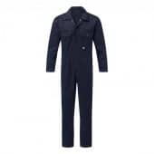 Stud Front Coverall - Navy