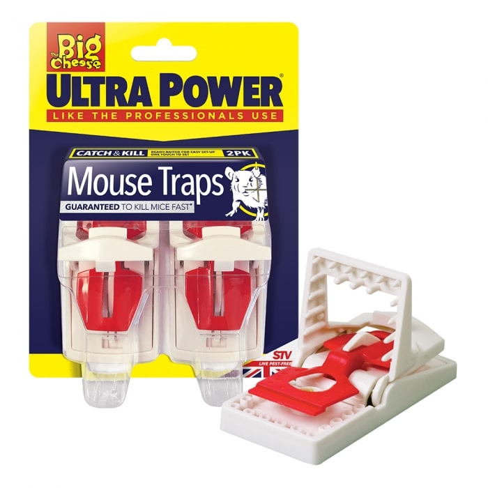 The Big Cheese Ultra Power Mouse Traps - Twin Pack