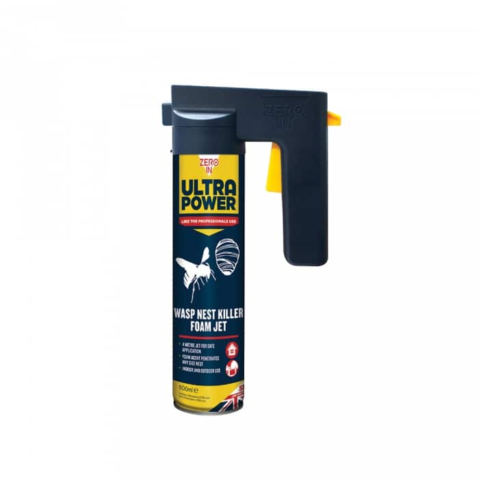 Ultra Power Wasp Nest Killer Foam Jet - 600ML Trigger Aerosol