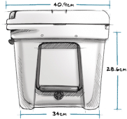 YETI TUNDRA 35 HARD COOLER SIDE EXTERNAL MEASUREMENTS