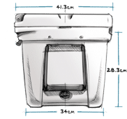 YETI TUNDRA 45 HARD COOLER SIDE MEASUREMENTS