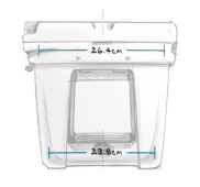 YETI TUNDRA 45 HARD COOLER SIDE MEASUREMENTS