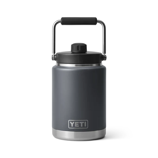 Yeti Rambler Half Gallon Jug Charcoal