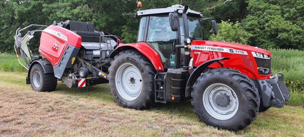 Massy Ferguson S7719 and a RB4160V