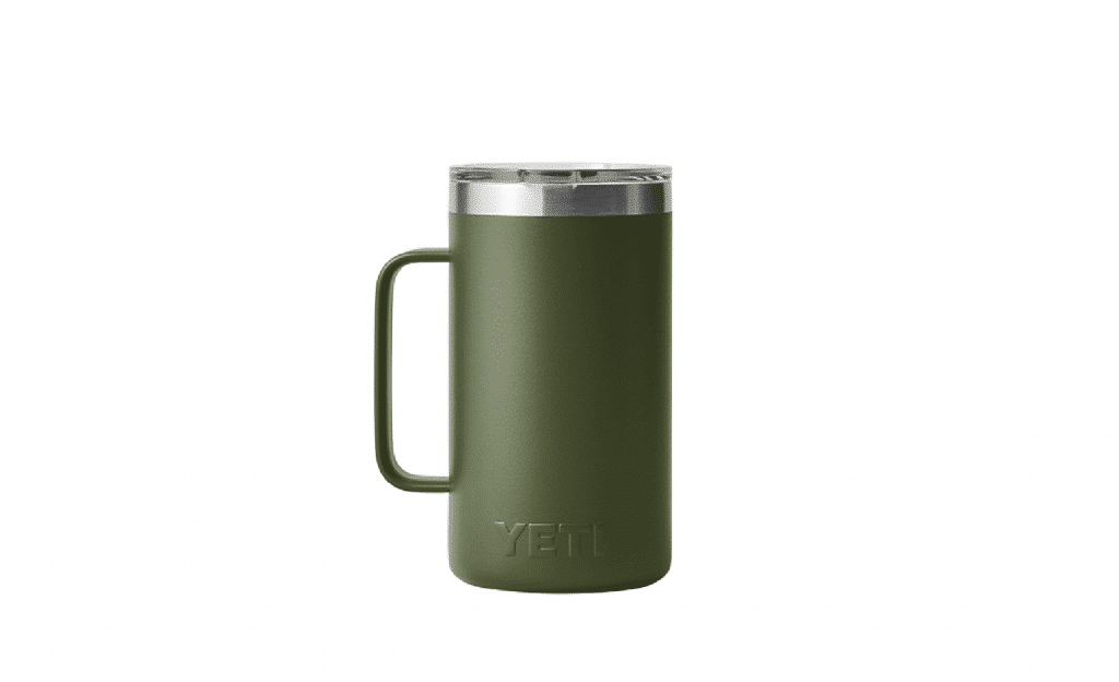 Yeti rambler 24 oz mug in olive green colour