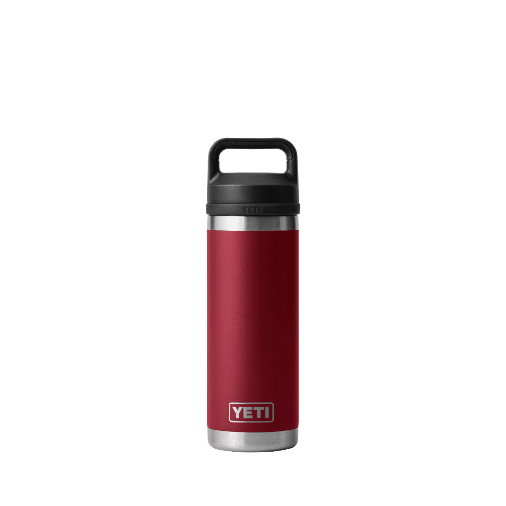 Yeti rambler bottle in harvest red 18 oz