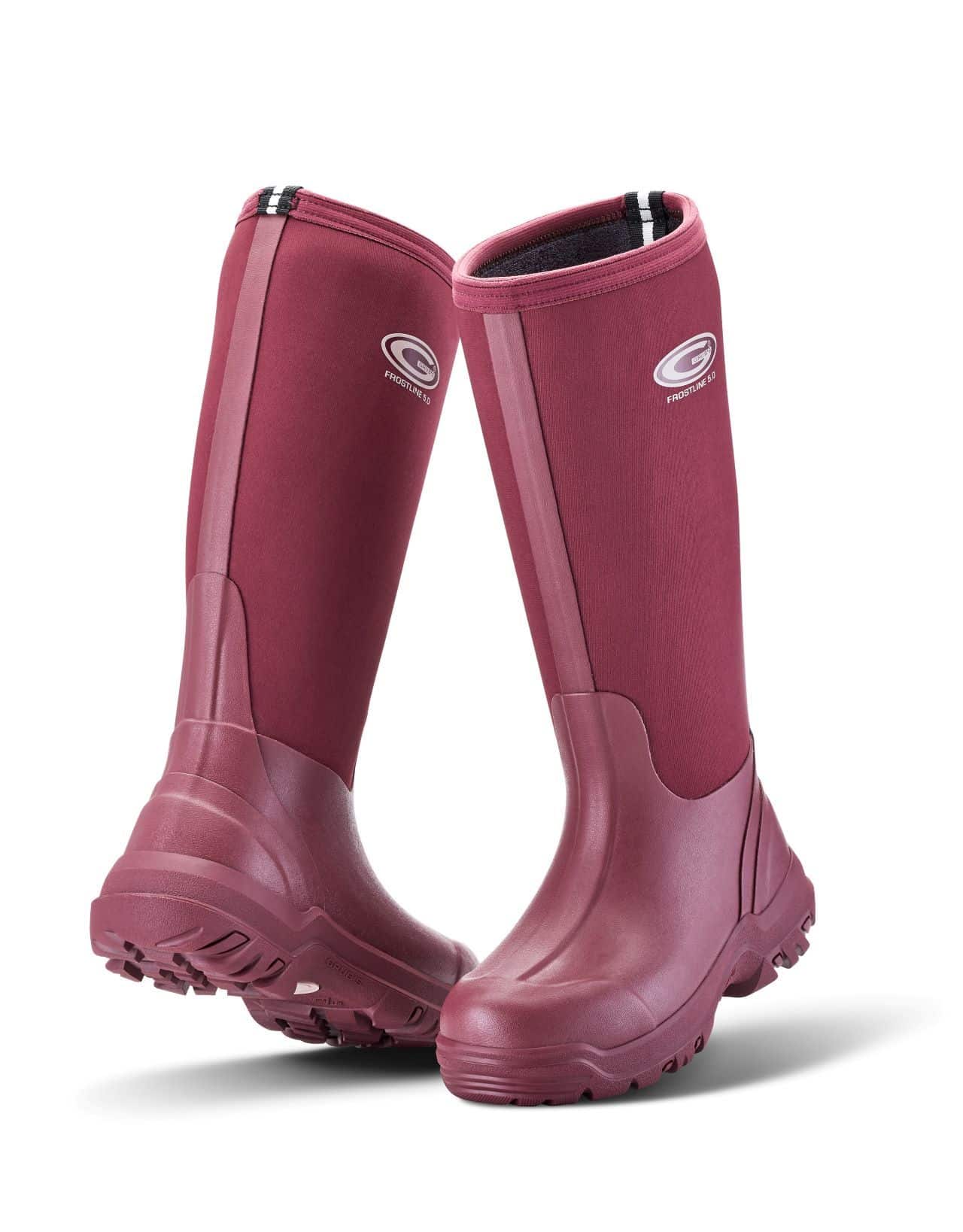 Grubs Frostline Ladies Red Wellies