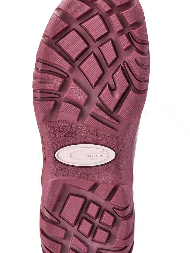 Grubs Ladies Red Wellies Outsole