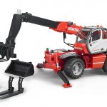 Bruder Manitou telehandler scale model