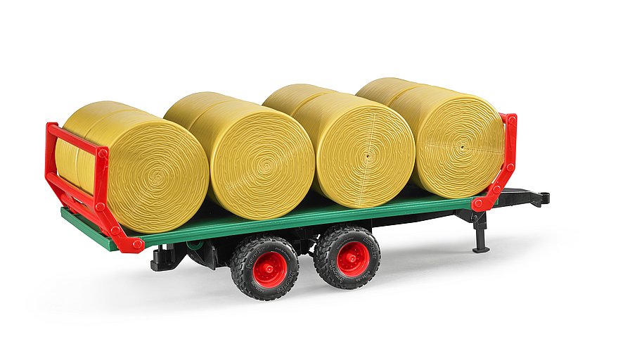 Bruder Bale Trailer & Bales