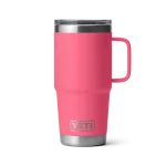 Yeti Rambler 20oz Travel Mug Tropical Pink