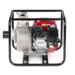 A Honda WB20 Water Pump in red grey and black on a white background.