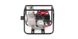 A Honda WB20 Water Pump in red grey and black on a white background.