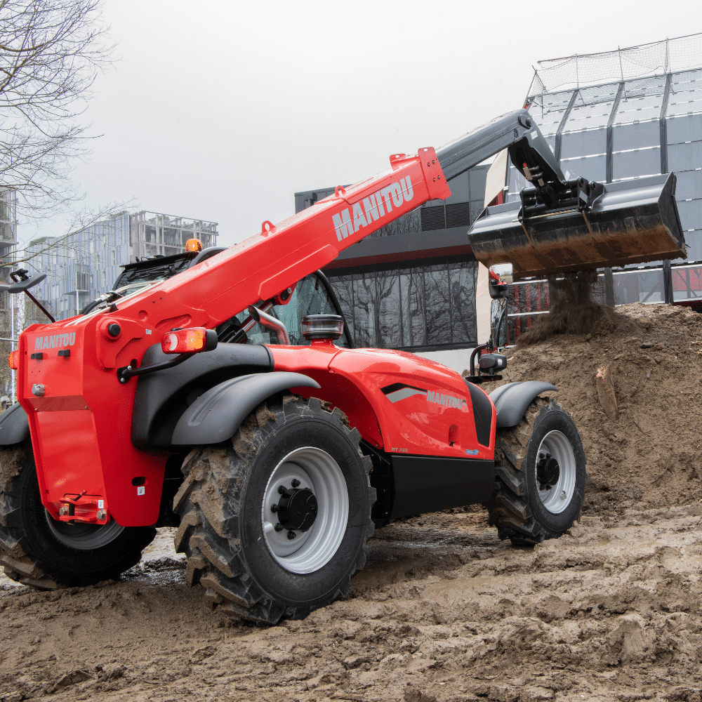 Manitou construction telehandlers