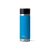 Yeti Rambler 18oz Bottle With Hotshot Cap on Big Wave Blue