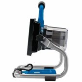 A Draper Work Light in blue black and grey on a white background.