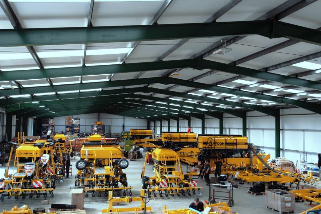 Claydon factory assembly area