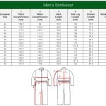 Fendt workwear sizing