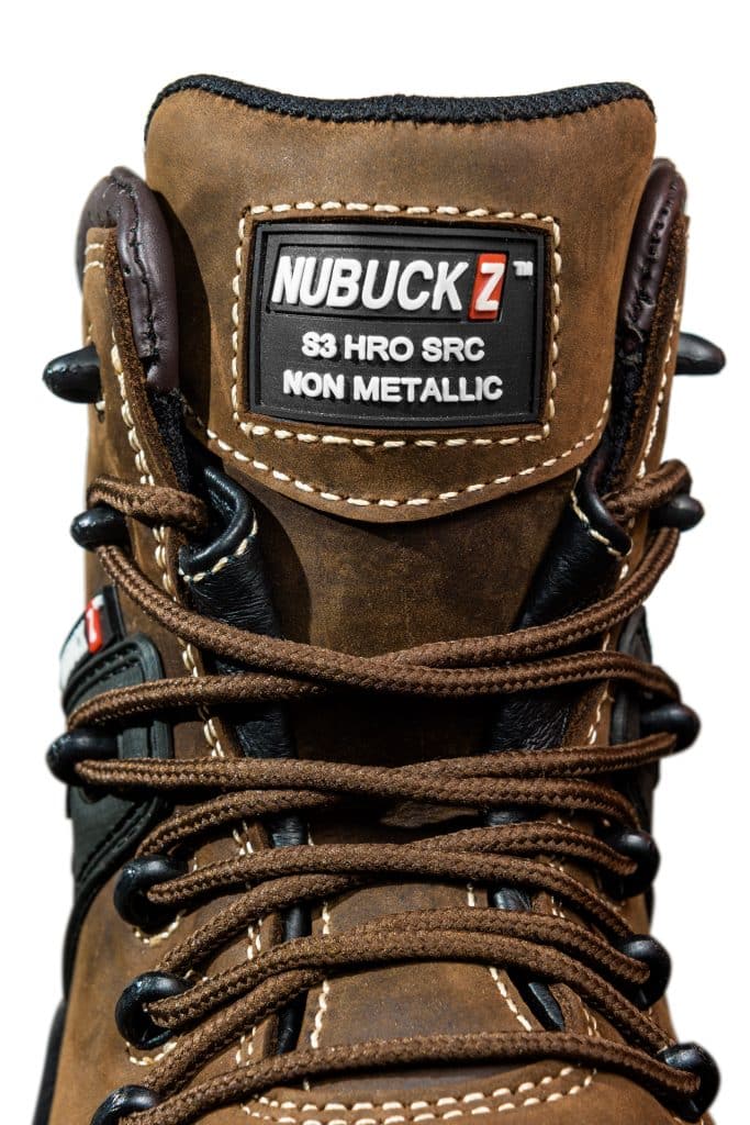 Buckbootz Nubuckz Safety Boots Detail