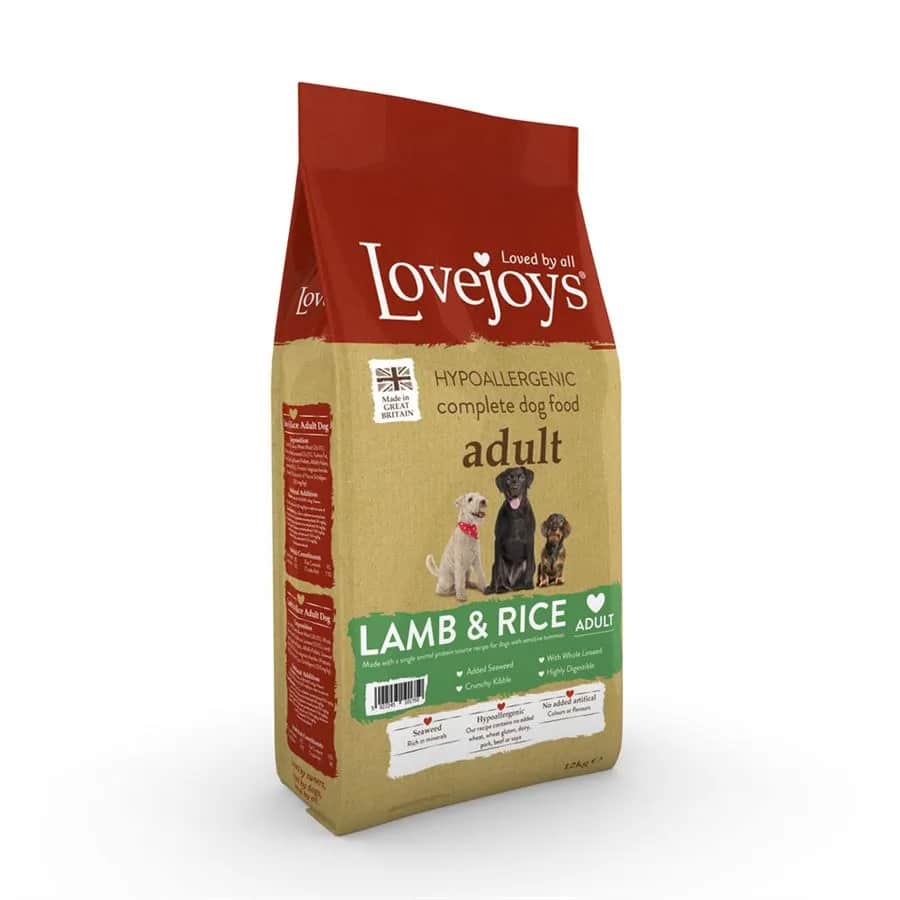 Lovejoys Adult Dry Lamb & Rice 12kg