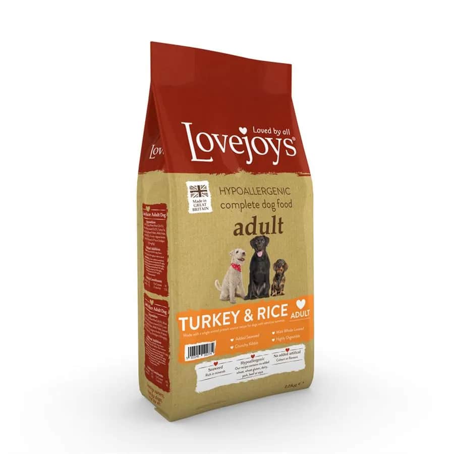 Lovejoys Adult Dry Turkey & Rice 12kg