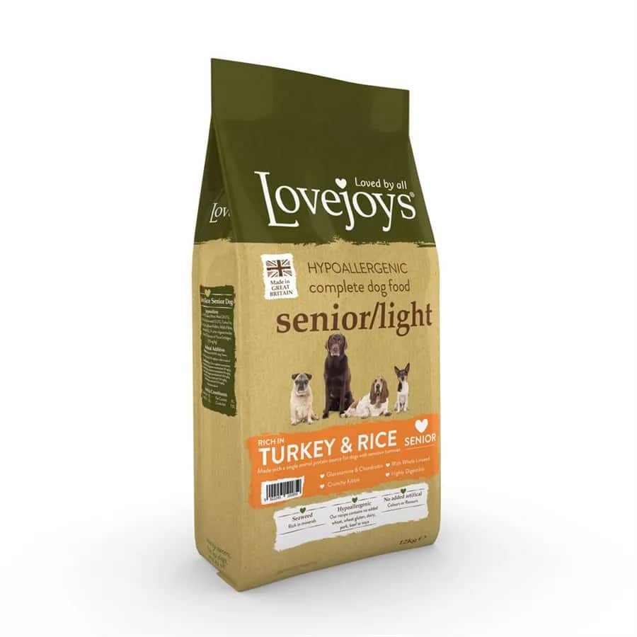Lovejoys Senior Dry Turkey & Rice 12kg