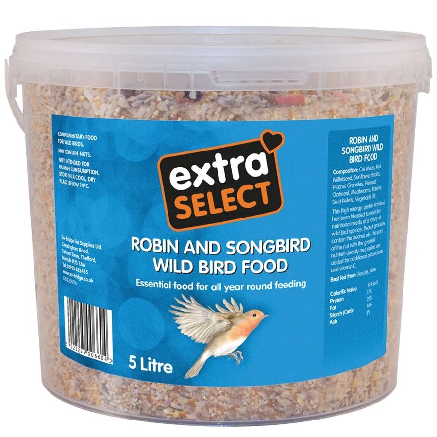 Extra Select Robin & Songbird Food Bucket