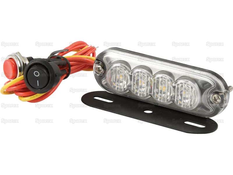 Sparex LED Slimline Hazard Light White