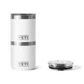 Yeti Rambler 10oz stackable lowball white stacked
