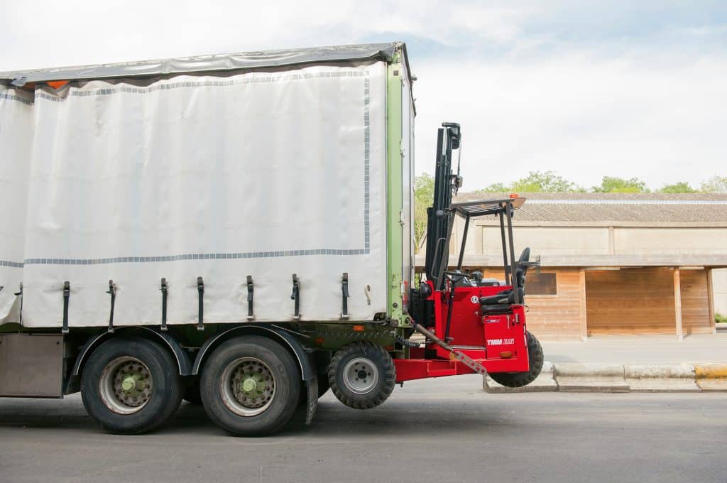 Manitou truck mounted forklift