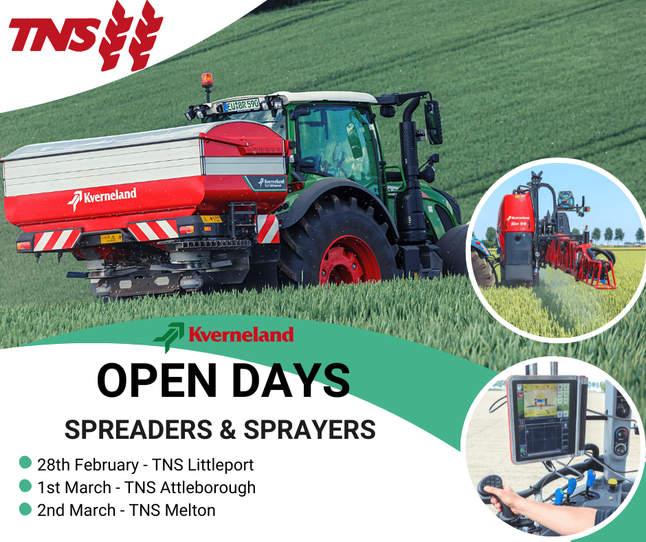 Kverneland spreaders and sprayers open days at Thurlow Nunn Standen
