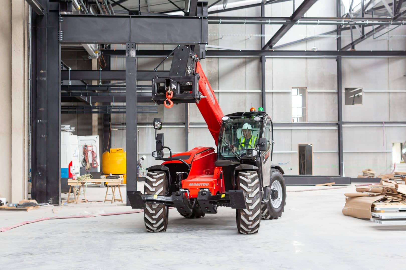 Manitou construction handler on a site