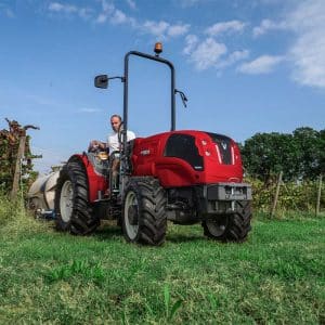 Valtra F Series tractor on a vineyard