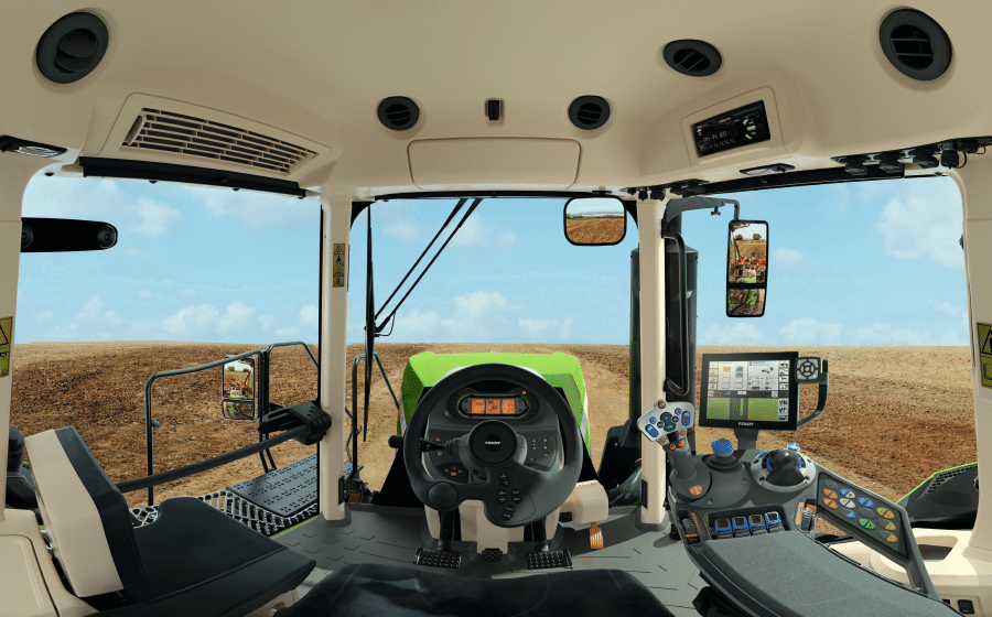 Fendt 1167 MT cab view