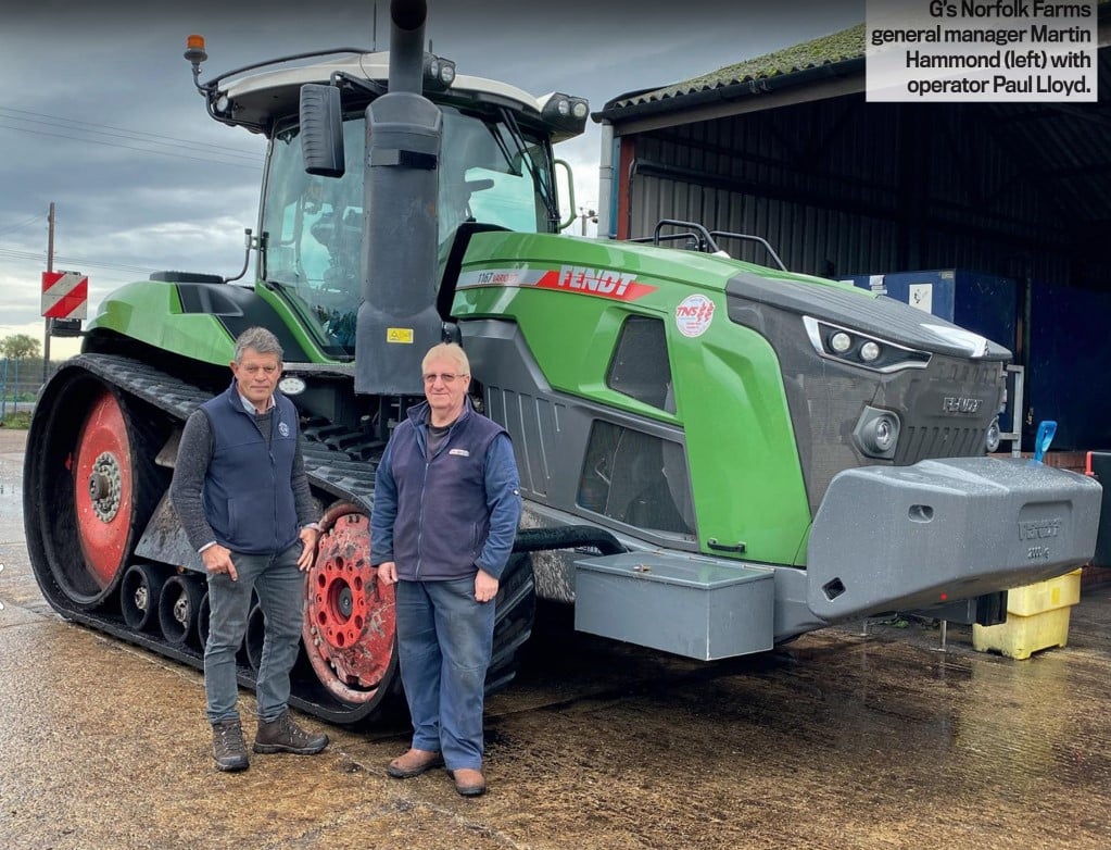 Martin Hammond and Paul Lloyd from G's Farms