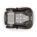 Close-up of STIGA A 1500 robot mower cutting deck and blades