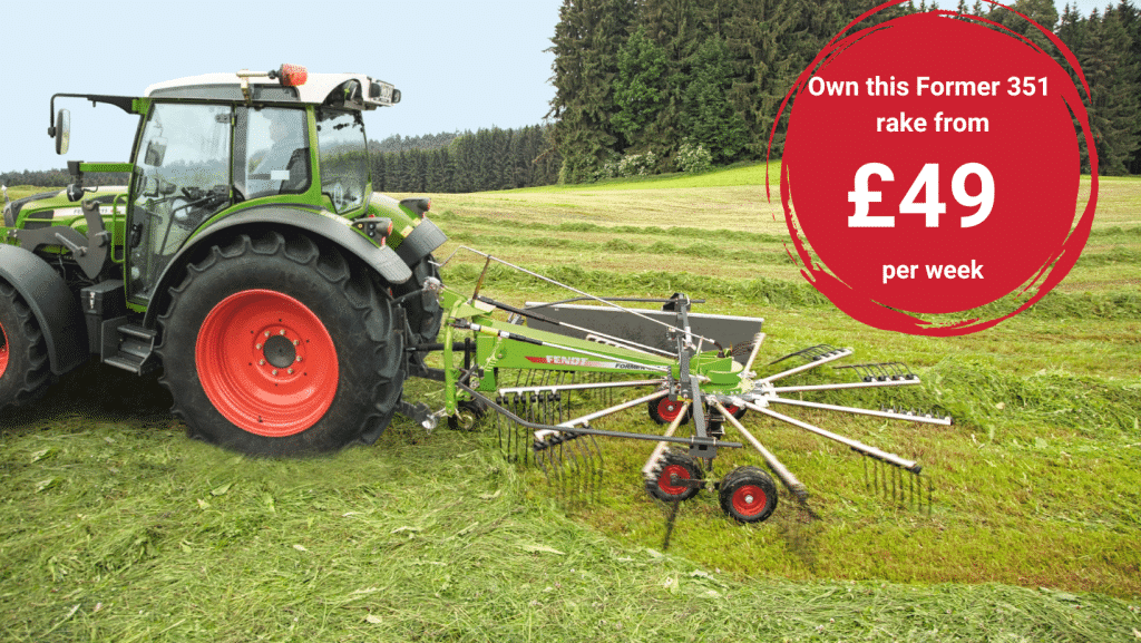 Fendt Former 352 rake from £49 per week