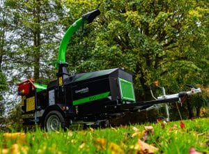 GreenMech 205D powerful wood chipper at Thurlow Nunn Standen