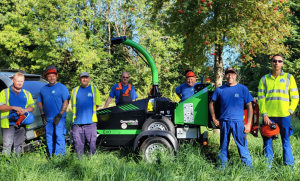 GreenMech wood chipper delivered to a customer in Norfolk by Thurlow Nunn Standen dealer